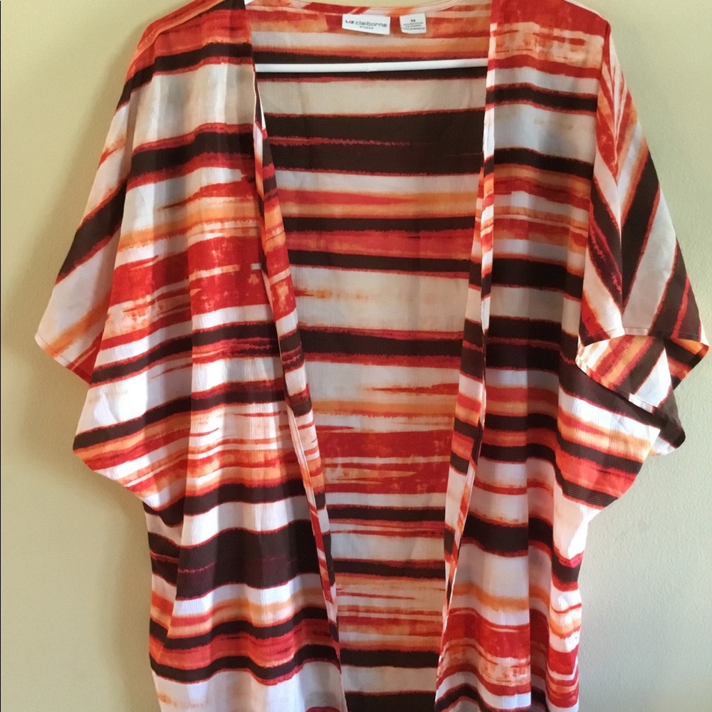 Two for $15. Multi colored, sheer poncho.